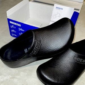 Birkenstock Birki Mens Clogs, Black